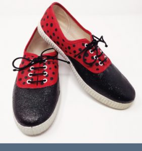 zapatillas personalizadas mariquitas niños