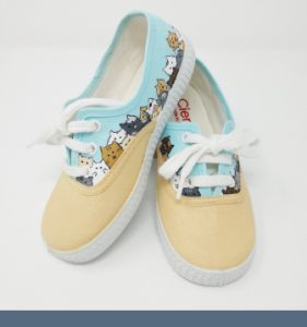 zapatillas personalizadas mil gatitos niños